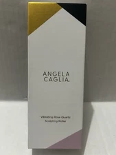 Angela Caglia Vibrating Rose Quartz Sculpting Roller- RETAIL 195.00 Open Box