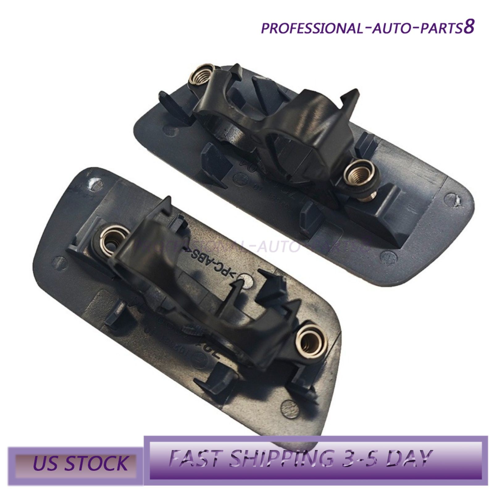 Pair LH RH Headlamp Washer Cover For 10-18 Rolls-Royce Ghost 61677244959 44960