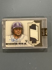 2019 Fernando Tatis Dynasty RPA /5 Sealed Rookie Patch Auto Game Used On Card Au