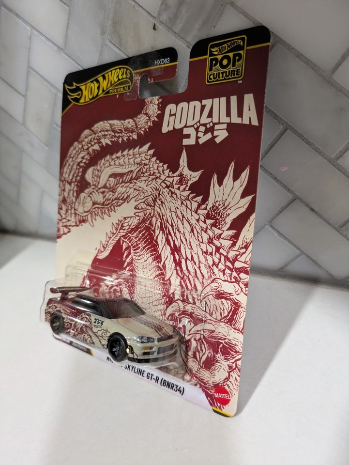 Hot Wheels Pop Culture 2025 - Nissan Skyline GT-R Godzilla - Diecast 1:64 Neuve