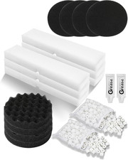 Replacement Filter Media Kit Fit for Fluval FX4/FX5/FX6 Aquarium Filters 2 Bag 1