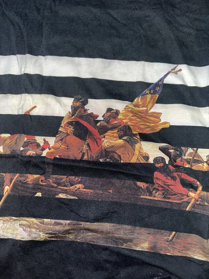 мошенники и замки черный графический рубашка размер большой - Изображение 3 из 3