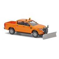 Busch 52862 Ford Ranger Pritsche, Orange Mit Schneepflug, H0, Neu 2026
