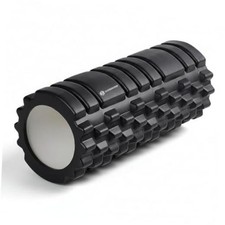 Foam Roller - Deep Tissue Medium Density Muscle Massager with Myofascial Black