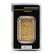 1 oz Argor-Heraeus Gold Bar (New w/ Assay) 4894.89 per troy oz