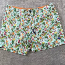 Tommy Bahama Swim Trunks Mens XXL Tropical Cocktail Board Shorts Beach Vacation