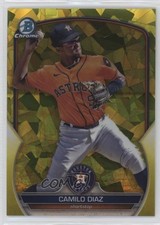 2023 Bowman Chrome Draft Sapphire Edition Yellow 51/75 Camilo Diaz #BDC-129 09an