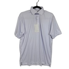 Collars  Co Featherweight Flex Dress Collar Polo Shirt Small Blue Thin Stripe