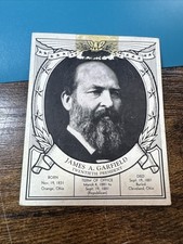 1941 Manischewitz Hi-Loaf Bread Card #42 James A Garfield Usa President