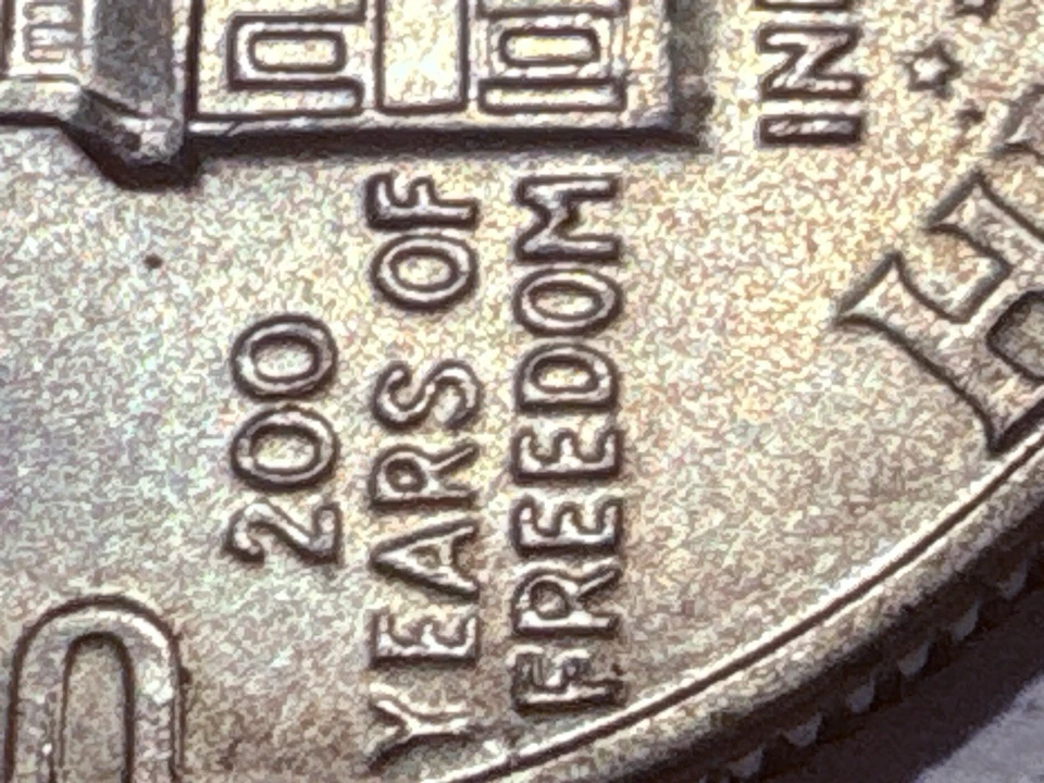 Extremely Rare Bicentennial Half Dollar MAJOR Error  200 Years Of “EREEDOM” - Image 3 of 4