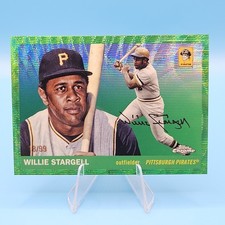 2025 Topps Chrome Platinum Willie Stargell Green Wave Refractor /99
