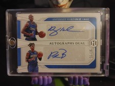 2022 National Treasures Paolo Banchero RC Anfernee Hardaway Dual AUTOGRAPH /25