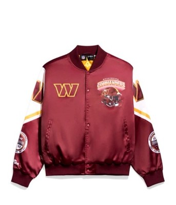 NWT Men’s Chalk Line Washington Commanders Satin Jacket Helmet Fanimation XL
