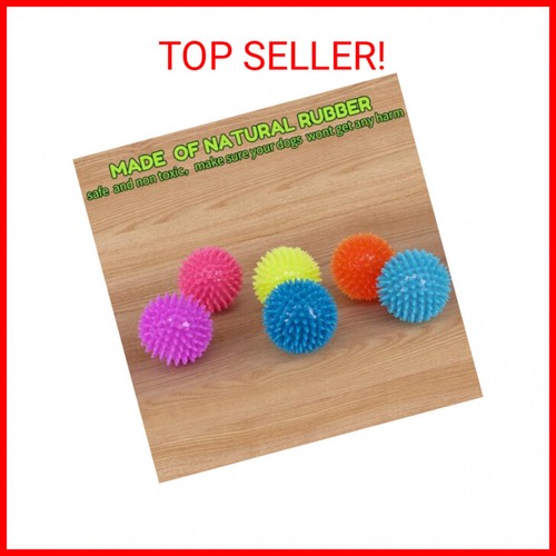 2.5" Squeaky Dog Balls for Small Medium Dogs, 6 Pack Small Dog Chew Toys with Sp - Picture 2 of 2
