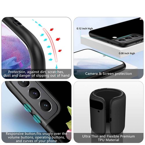 Patterned Silicone Case For Samsung Galaxy S23 S24 A15 A35 A16 Soft Phone Cover - Zdjęcie 10 z 44