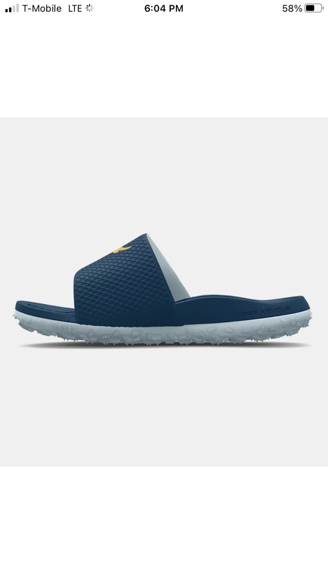 Under Armour UA Project Rock Brahma Bull Slides Sandals 
