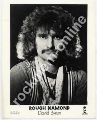Rough Diamond David Byron Uriah Heep Island Rec. 1977 Promo Photo #2396