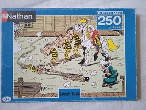 A SAISIR puzzle COMPLET RARE six de Savoie Lucky luke