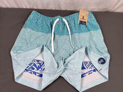 NWT Chubbies The Whale Sharks 5.5  Swim Trunks w/ Liner Large