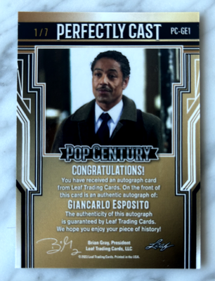GIANCARLO ESPOSITO Leaf Pop Century 1/7 PC-GE1 Gus Breaking - その他