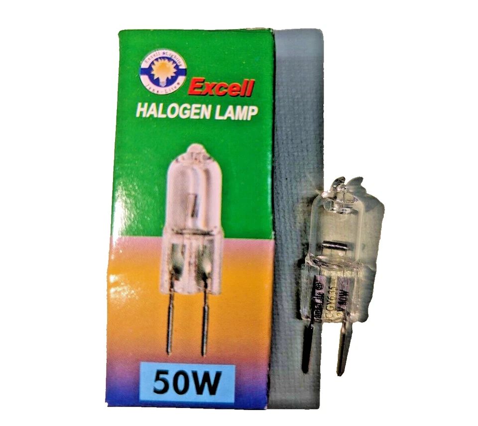 5-pack JC 50W 12V GY6.35 T3 JC50/T4/12V Low Voltage Dimmable Clear Bulb - Image 2 of 3