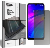 Xiaomi Redmi 7 Blickschutzfolie Matt Schutzfolie Folie Display Schutz Dipos