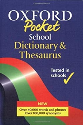 Pocket School Dictionary And Thesaurus Robert E.