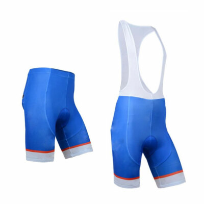 Men's Padded Cycling Shorts Bib Shorts Blue Cycle Road Bike Bib