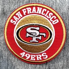 SAN FRANCISCO 49ERS EMBROIDERED IRON ON PATCH 3”  FREE SHIPPING