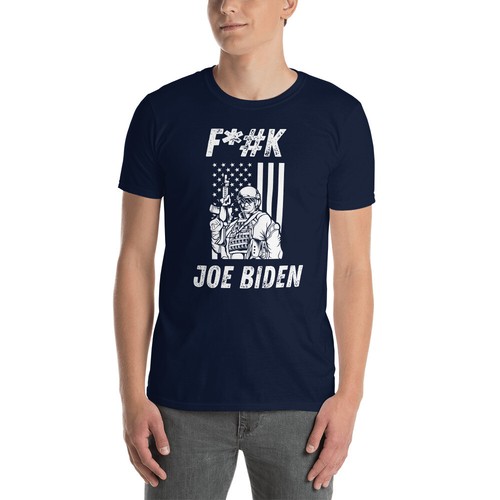 F*#K Joe Biden F Joe Biden Soldat and US Flag Shirt - Bild 3 von 4