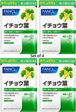 FANCL Ginkgo Biloba Supplement ×4 | 120 Days | Brain Health | Made in Japan