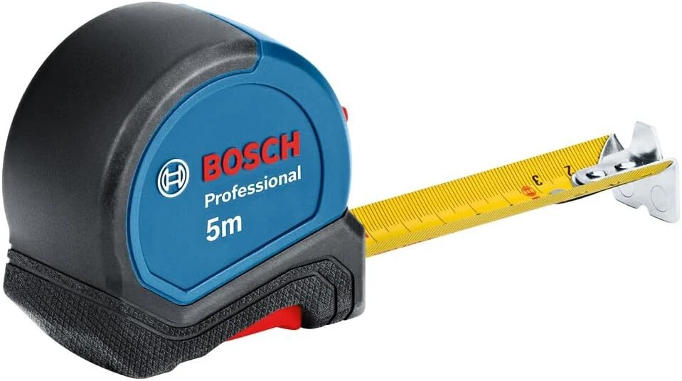 Bosch Professional Maßband 5 m (Einhandbedienung, Gürtelklemme, Magnethaken, 2 - Bild 4 von 4