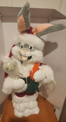 Bugs Bunny Christmas Animated 30'' Musical Figure Warner Bros 1996 NEW TESTED