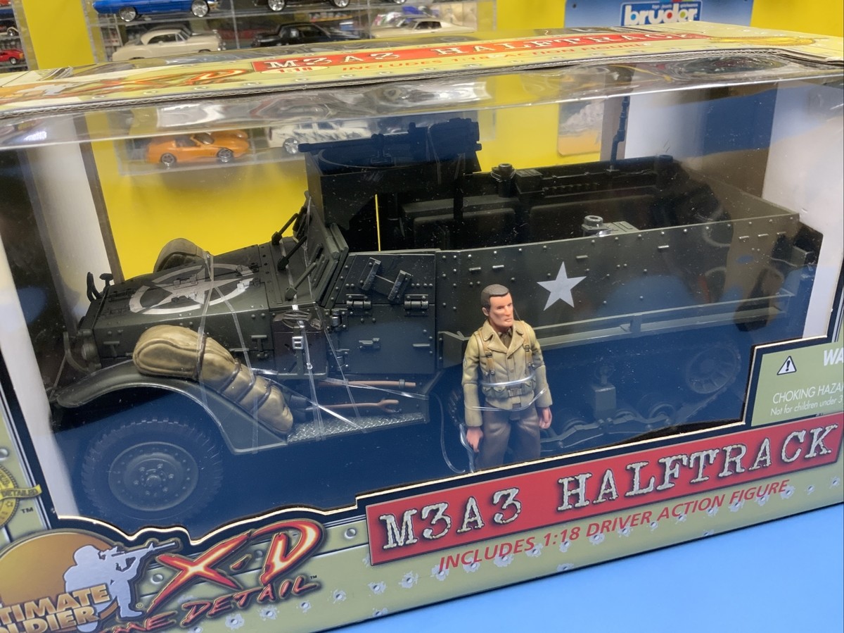 Ultimate Soldier M3A3 Halftrack 1/18 New | eBay