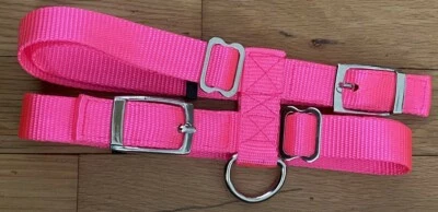 CARTER PET SUPPLY HEAVY DUTY Adjustable Hog (PIG) Harness Double Bar Buckle Country Made