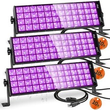120w Led Black Light Bar 10ft Cord Switch Aluminum Shell Ip66 Waterproof...