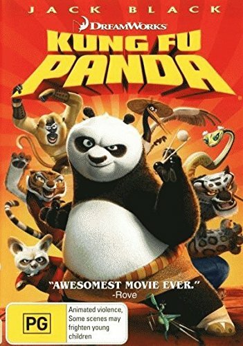 Kung Fu Panda Jack Black, Dustin Hoffman, Angelina Jolie, Ian 2008 DVD - Picture 1 of 7