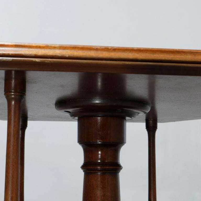 Servidor giratorio Kittinger Colonial Williamsburg Queen Anne caoba, siglo XX Foto 3 de 4