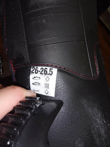 Lange RX 100 L.V. Used Men's Ski Boots Size 26/26.5 Black Red Excellent 2017 - Picture 22 of 22
