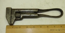 Antique Tractor Wrench Loop Handle Monkey Pipe Vintage Farm Tool Patent 1897