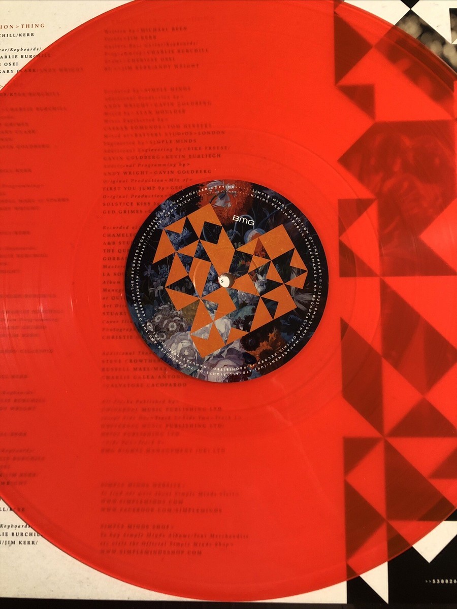 Open Sleeve Simpleminds Direction of the Heart BMG Records