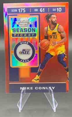 2019-20 Mike Conley SP #71 Contenders Optic Season Ticket Red Holo