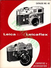 Vintage Leitz Leica and Leicaflex Cameras and Accessories Catalog No 40 - 1967