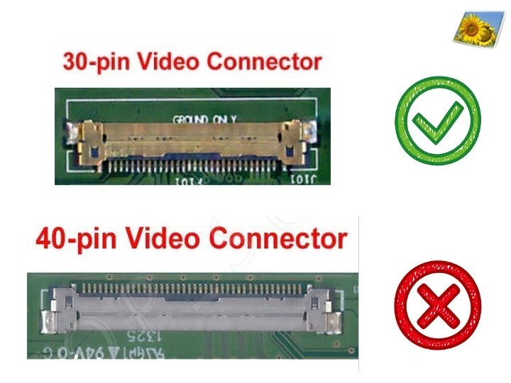 N140HGA-EA1 N140HGA-EA1 REV.C5 FHD LCD LED FRU 5D11C12732 Screen OEM SD11C12737 - Image 4 of 4