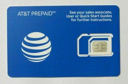 AT&T Wireless $ 40 vorinstallierte SIM-Karte - Bild 1 von 3