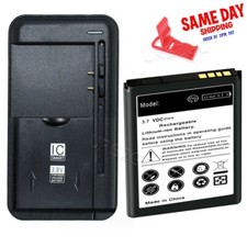 1520mAh Extended Slim Battery or Charger for AT T Alcatel SmartFlip 4052R Phone