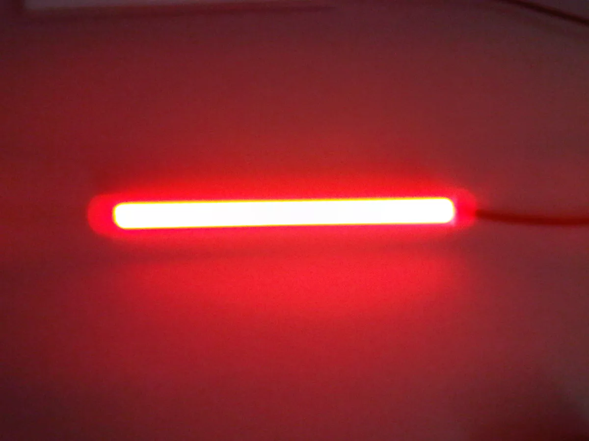 Super Bright Solid Colour Red Amber Green Blue or White Slim 12v LED Light Bars