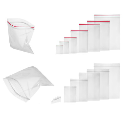 100x Druckverschlussbeutel ZIP Beutel Folienbeutel 20 Größen Versandbeutel Tüten