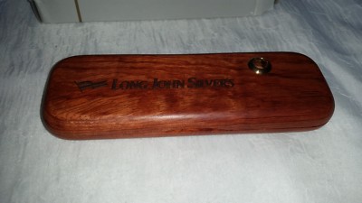 Der Grune Punkt Wooden Pen Long John Silver Engraved 