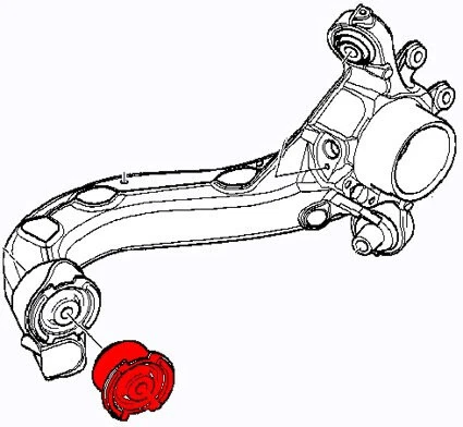 80A Rear Trailing Arm Bushing + Bracket For BMW E46 E36 320i 323i 325i 328i 330i - Image 2 of 4